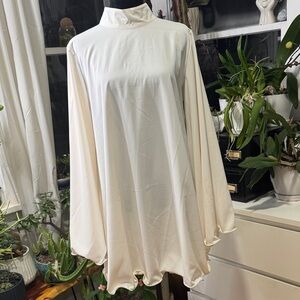 Chic Cream Backless Dress